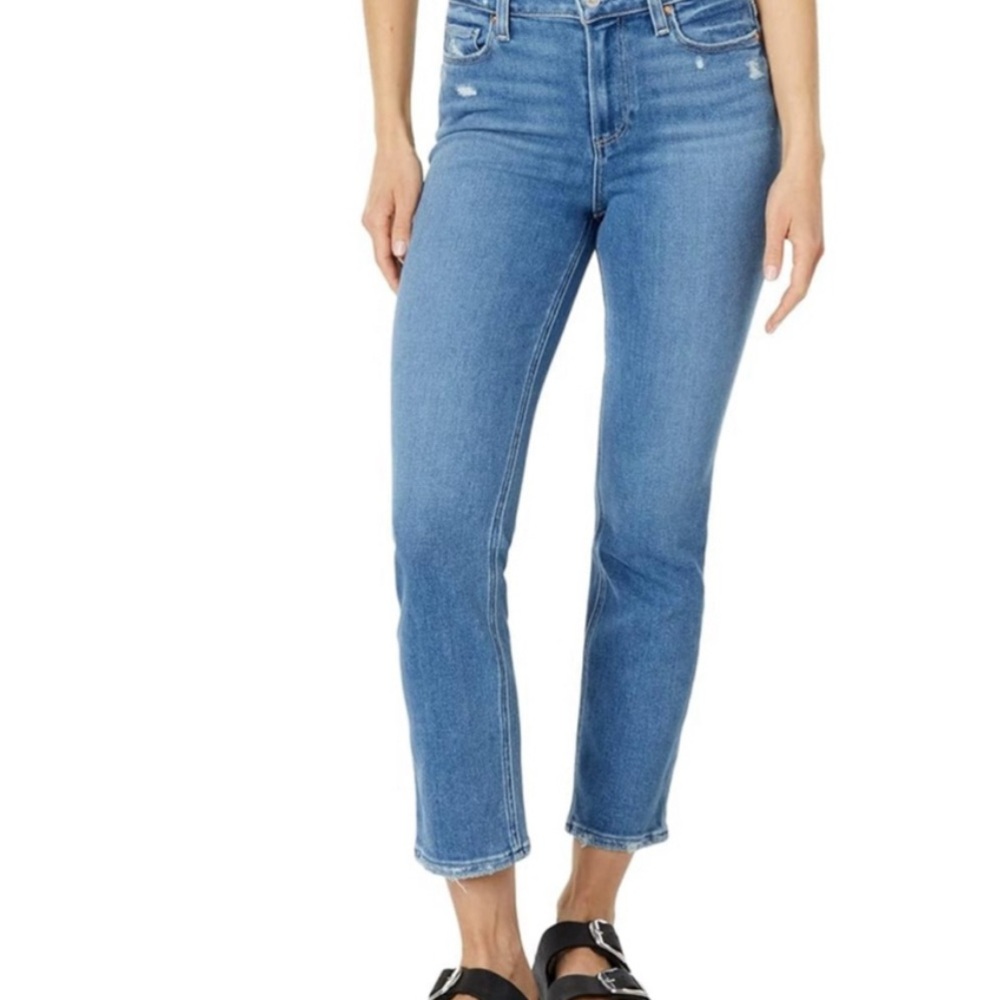 Paige Jeans Size 27 Cindy Crop Blue Denim
Excellent condition
